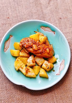 Hình của món Cánh Gà & Khoai Tây Nướng (Ăn Dặm).