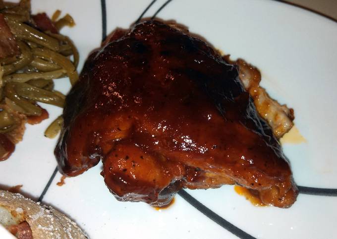 Recipe of Perfect Baked BBQ Chicken