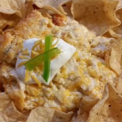 A picture of Chicken Enchilada Dip.