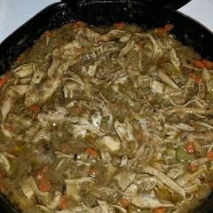 A picture of Turkey fricasse.