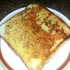 A picture of Oh so tasty parmesan cheese toast.