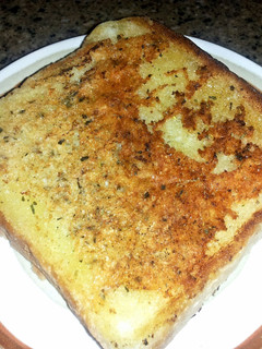 A picture of Oh so tasty parmesan cheese toast.