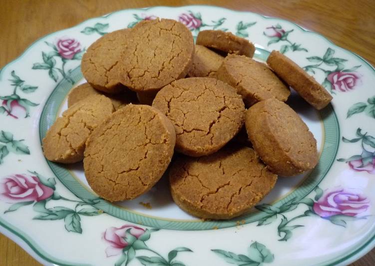 Recipe of Any-night-of-the-week Crispy Kinako and Salt Cookies