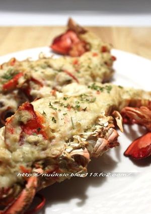 A picture of Lobster Thermidor.