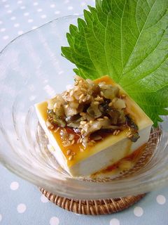 A picture of Chilled Tofu with Zha Cai.