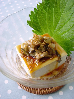 A picture of Chilled Tofu with Zha Cai.
