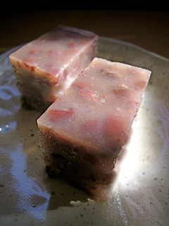 A picture of Mizu-Yokan (Sweetened and Jellied Bean Paste).