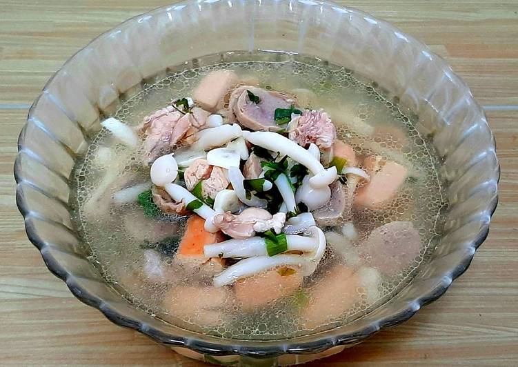 Resep Sup Jamur Shimeji oleh Devianti - Cookpad