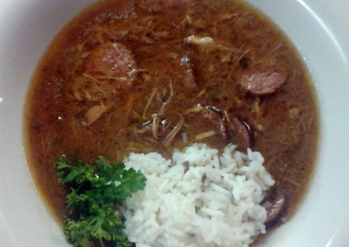 Simple Way to Make Any-night-of-the-week Louisiana Chicken and Andouille Sausage Gumbo