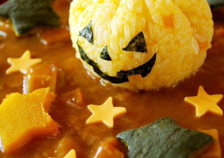 Recipe of Favorite Halloween Jack-o&#39;-Lantern Curry