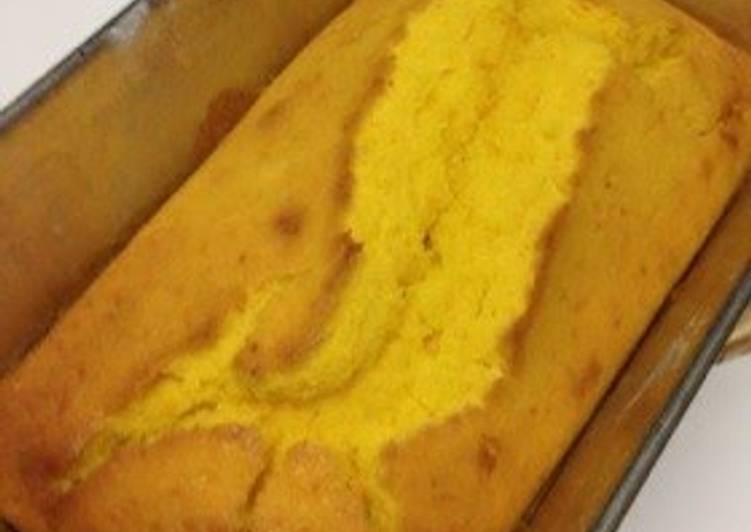 Recipe of Any-night-of-the-week Halloween Kabocha Squash Pound Cake