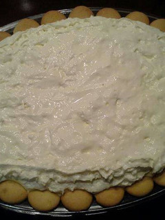 A picture of "Banging" Banana Pudding.