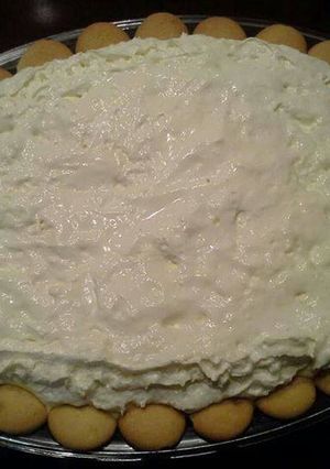 A picture of "Banging" Banana Pudding.