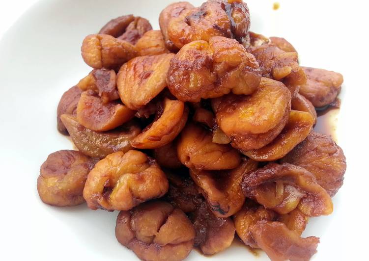 Simple Way to Prepare Super Quick Homemade Caramelized Chestnut Appetizer