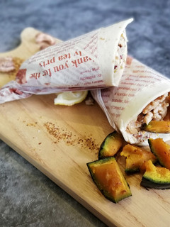 A picture of Healthy Pandemic Cooking: Mexican Spicy Chicken Wraps.