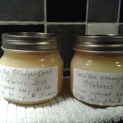 seville orange curd A picture of seville orange curd.