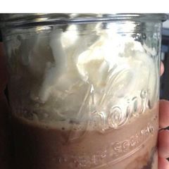 A picture of Chocolate mint milk.