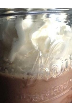 A picture of Chocolate mint milk.