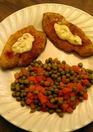 A picture of Breaded Telapia.