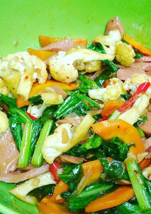 Foto resep Capcay sayuran bumbu minimalis
