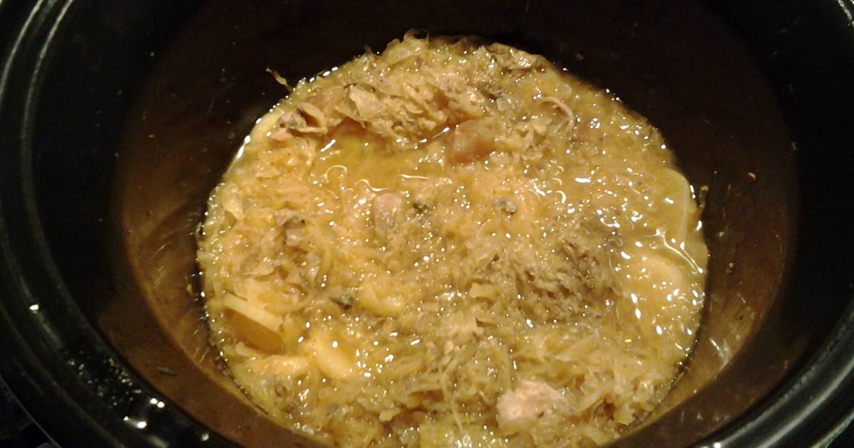Crockpot Pork and Kraut Recipe by shela.sweeny Cookpad