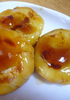 A picture of Easy Potato Mochi Cakes with 3 Ingredients.