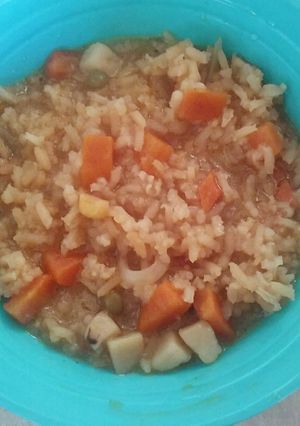 A picture of Mexican Rice.