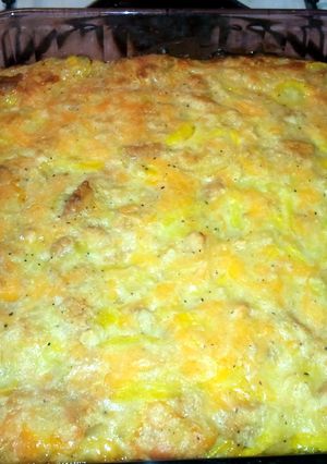 A picture of Southern Squash Casserole.