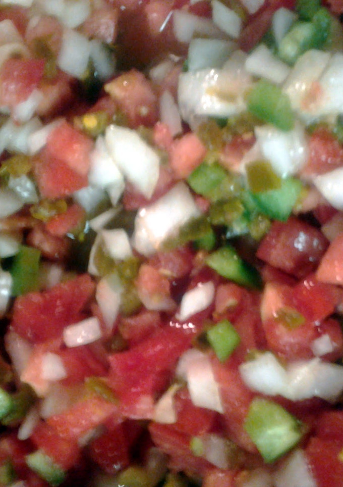 A picture of salsa rustic.