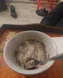 Mug cake saludable de chocolate blanco