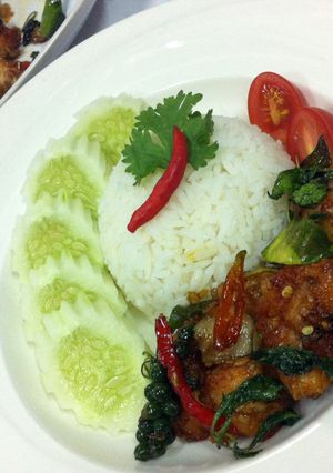 A picture of Kanya 's Hot Ginger Chicken.