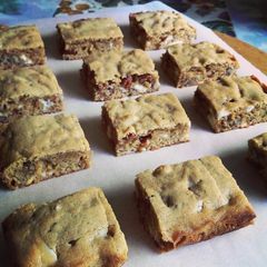A picture of Blondies (aka White Brownies).