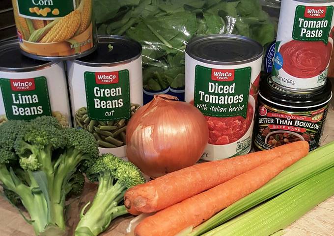 Steps to Prepare Any-night-of-the-week Vegetable minestrone with turkey