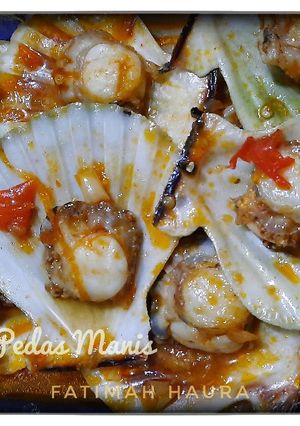 Foto resep Kerang Kipas Pedas Manis