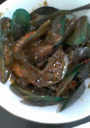Foto resep Kerang hijau saus tiram pedas ala ala7