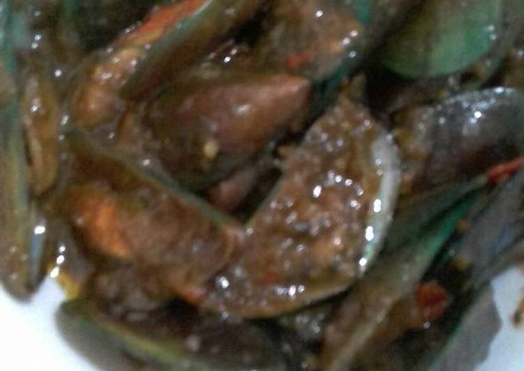 Kerang hijau saus tiram pedas ala ala7