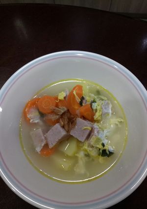 Foto resep Sup Ma Ling telur (non halal)