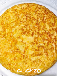 Una foto de Tortilla con calabaza