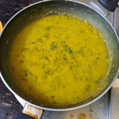 A picture of Yellow dal.