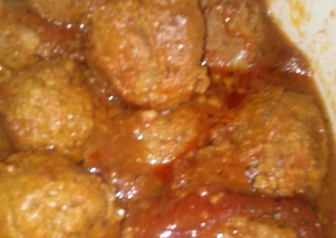 Vi's crockpot meatballs