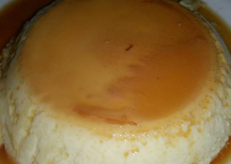 One Bowl Caramel Pudding