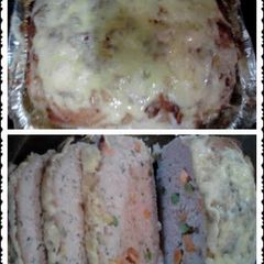 A picture of chicken meatloaf.