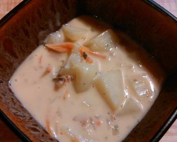 Update, Serving Recipe Creamy Potato Soup Practical Delicious