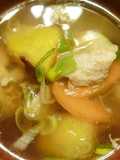 Shio-koji Miso Soup with Pork and Sweet Potatoes