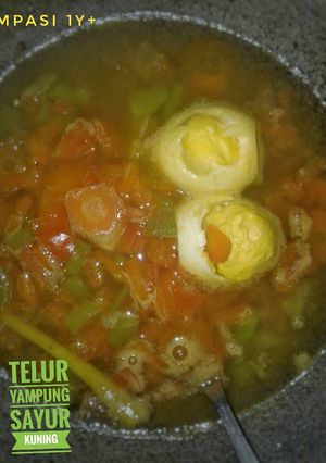 Foto resep Telur yampung sayur kuning - mpasi 1y+