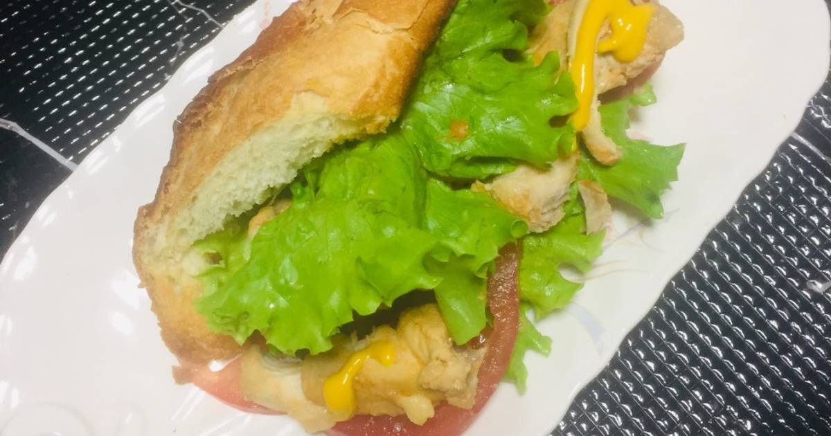 Sandwich de pollo con mayonesa 237 recetas caseras Cookpad