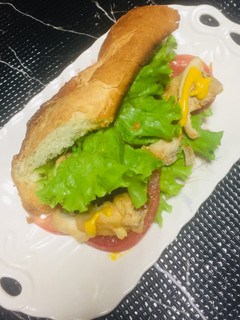 Una foto de Sándwich de pollo!