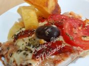 Una foto de matambre a la pizza carne