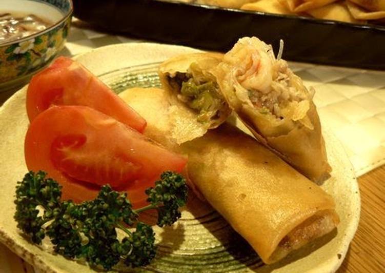 How to Make 3 Easy of Authentic Spring Rolls with lots of Veggies