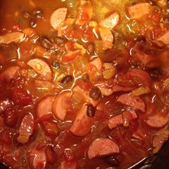 A picture of Kinda Chili Soup.